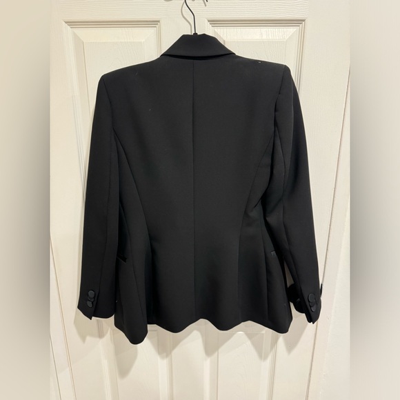 Zara Black Blazer with Satin Collar - Picture 2 of 5